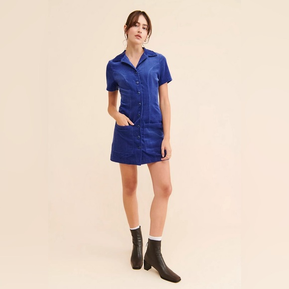FREE PEOPLE Rolla's Francoise Corduroy Dress Size 10 - Picture 1 of 10